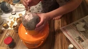 Декупаж шикарных новогодних шаров . Отличный подарок на Новый год и рождество !