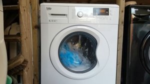 Beko service cycle with towels