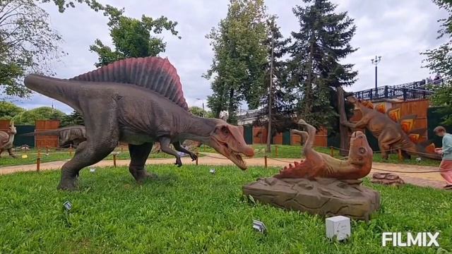 Дино парк в городе Великие Луки. смотреть онлайн