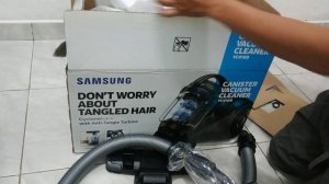 Unboxing Samsung Canister Vacuum Cleaner VCA4100