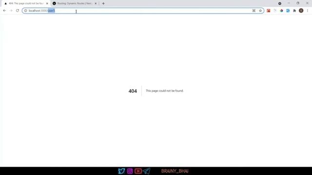 45. Next Routers with Dynamic Parameters ll React JS full Playlist 2022 ll Brainy Bhai