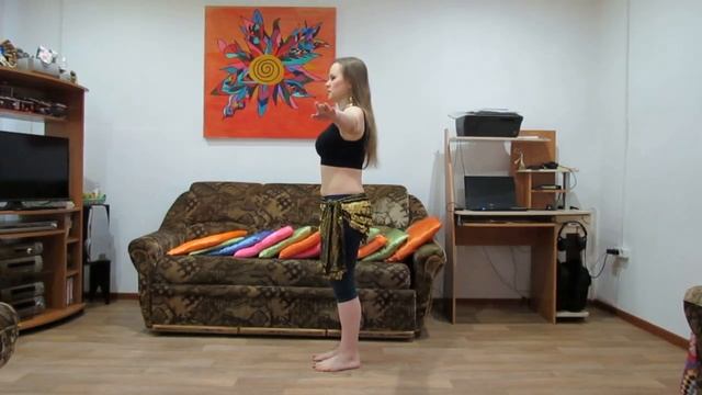 Беллиданс урок для начинающих №6 "Зажим" смотреть онлайн