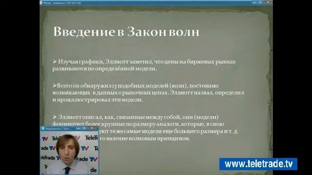 Дмитрий Трунин. Волновой принцип Эллиотта. 02.07.2013