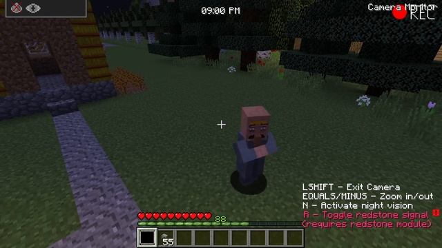 ЗАСНЯЛ СТРАШНОГО ЖИТЕЛЯ на СКРЫТЫЕ КАМЕРЫ в МАЙНКРАФТ ! ДЕВУШКА НУБ и ПРО ВИДЕО ТРОЛЛИНГ MINECRAFT смотреть онлайн