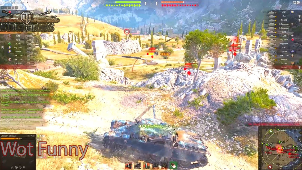 Они знают, куда стрелять World Of Tanks смешные моменты 2022
