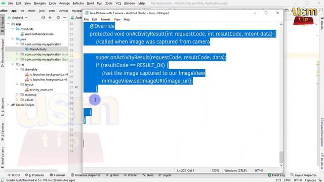 How to #Create #Camera App in #Android Studio | Take #Pictures with #App  Android Studio #Tutorials