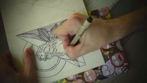 12 Красивый Рисунок узорами с помощью линеров / Draws with patterns / Satisfying, Relaxing Video