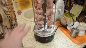 Шашлык в электрошашлычнице