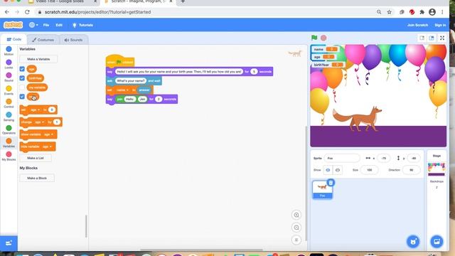 Age Calculator (Scratch) смотреть онлайн