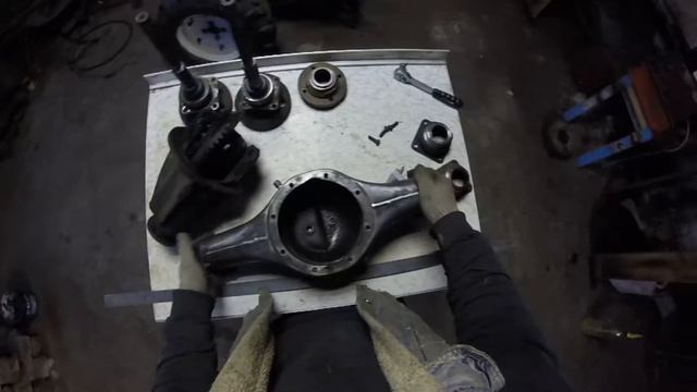 как сделать минитрактор 4x4переломка из мотоблока ЧАСТЬ 1 Задний мост смотреть онлайн