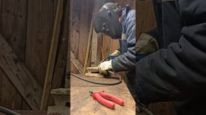 Аврора динамика 2000. Пробная сварка проф трубы.