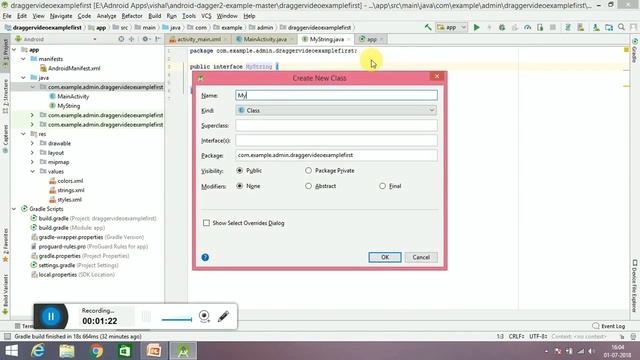 Dagger 2 (Android Tutorial ) First Basic Approach.. (Dependency Injection) First Part смотреть онлайн