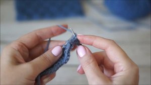 Рельефный, объемный узор спицами Плетенка
