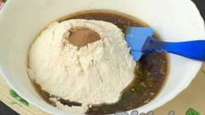 Рецепт постной коврижки с вареньем