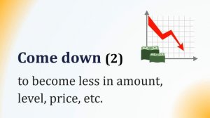 Фразовые глаголы с COME - Phrasal verbs with COME