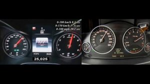 Mercedes w205 c180 vs BMW F30 316i