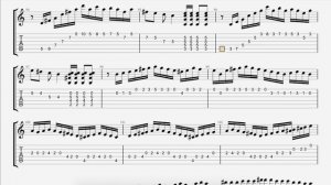 BIG PICADO RUN in 'ENTRE DOS AGUAS' (my version) TABS