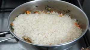 Рисовый гарнир с овощами