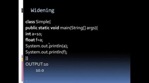 Type casting in java and programs related to it#BASICS#PROGRAMMINGJAVA#VARIABLES#TYPECASTING