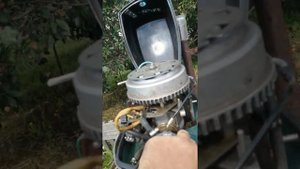 мотор ветерок 8 переделанный под китайский карбюратор альфа 110