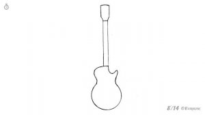 Как нарисовать карандашом рок гитару: инструкция от EvriKak