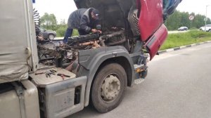 Ремонт Scania R-380 (4 серия) , 2007 г.в. Не заводится. Проблема в топливной системе.