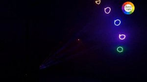 Обзор работы прибора Lazer RGB 500mW.mp4