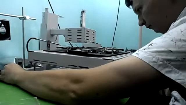 Работа с инфракрасной паяльно-ремонтной станции Магистр Ц20-ИК-А. Часть 5 смотреть онлайн