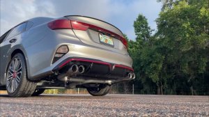 2022 Kia Forte GT 6MT Evilla Motorsports Axle-Back Exhaust Revs (Muffler Delete)