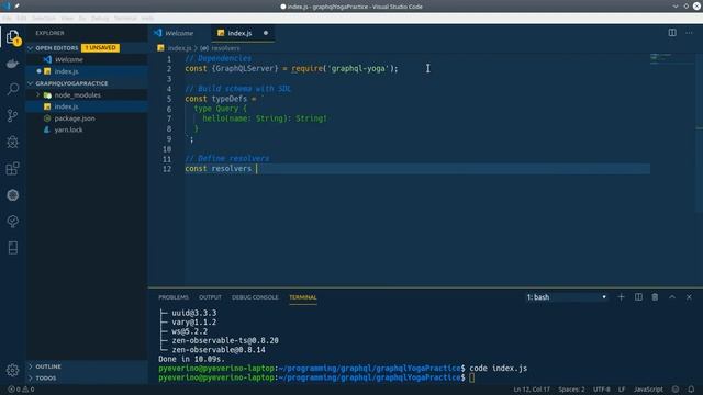 GraphQL Yoga quick guide смотреть онлайн