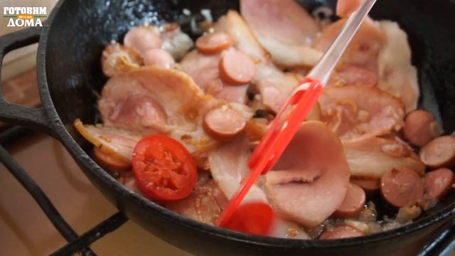 Как приготовить яичницу или королевский омлет? смотреть онлайн