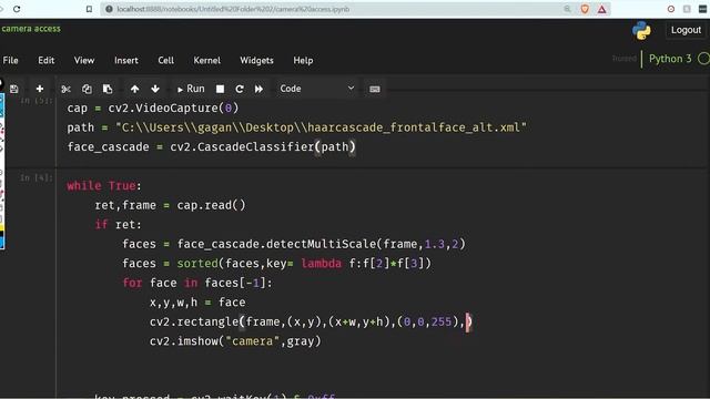 #7 OpenCV Tutorial | Detect Faces Using OpenCV in Python (HaarCascade/detectMultiScale)