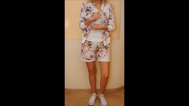 Модный женский летний костюм смотреть онлайн