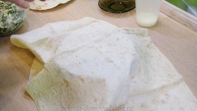 Ленивый Пирог из Лаваша со Шпинатом. Вкусный рецепт Пирога с Творогом и Сыром (lazy pie)