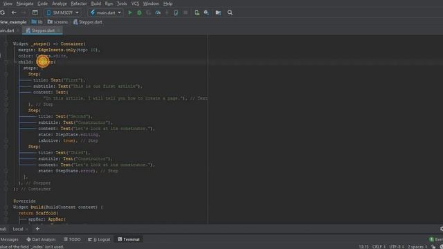Stepper in Flutter | Flutter Tutorials | Flutter by Google | #Flutter | #CodeStudio
