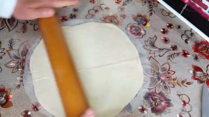 عجينة السمبوسك القديمه والاصليه لعمل الذ سمبوسك مقليه خفيفه و مقرمشه 57حبه بدون ماتلزق او تتقطع