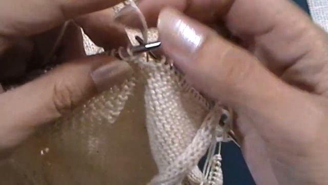 Ажурный топ спицами. Мастер-класс. Часть 2. Расчет и вязание горизонтальной вытачки.