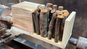 Кубок из орехового дерева, залитый алмазной крошкой, и обработан на станке.