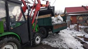 Минитрактор catmann 35.4 в деле