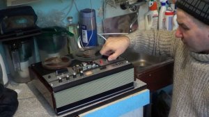 Тестирование  магнитофона Маяк -201