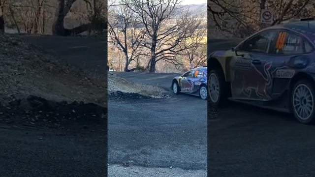 WRC Es Rallye Monte Carlo 2022 / S. Loeb-I. Galmiche / Ford Puma Rally1 hybride