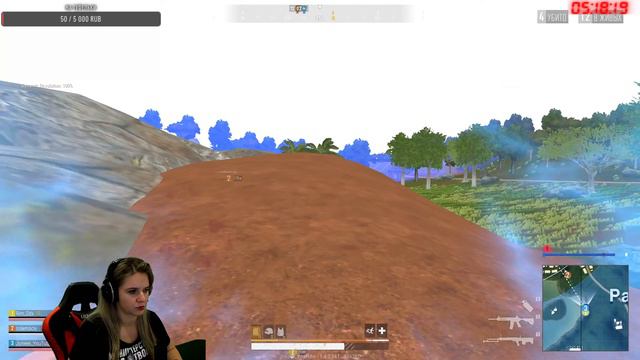 PUBG LITE игра с подписчиками | Блондинка играет | от 1-го лица FPP