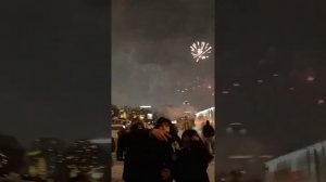 Салют 2022 в Парке Горького (Москва). Новый год.