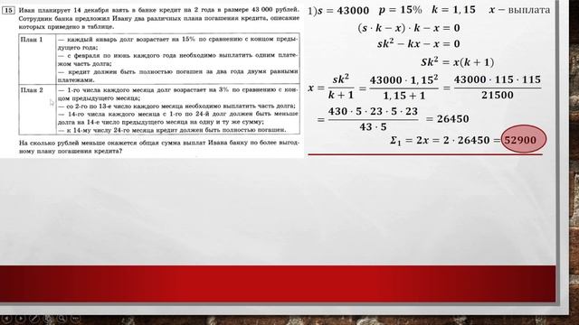 15 задание ЕГЭ математика профиль