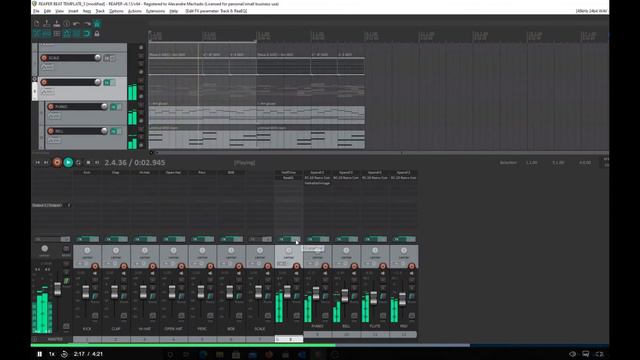 09. Битмейкинг в Reaper.  Трюки с мелодией, применяем реверберацию.