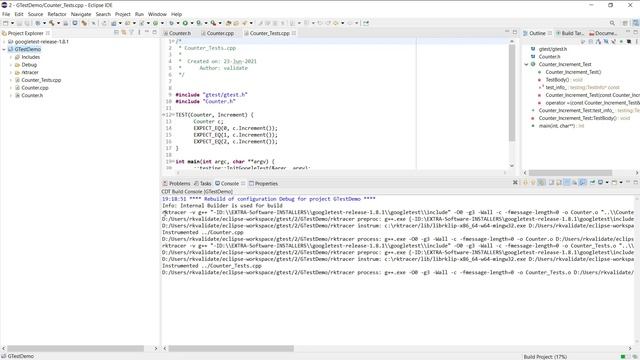 Code Coverage Tool for Eclipse IDE | GTest | Unit Testing смотреть онлайн