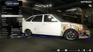 GTA 5 Mods Lada Priora Hatchback ОБЗОР (TheBrainDit)