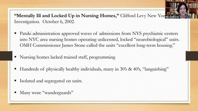 The Inappropriate Institutionalization of People with Mental Illness in LTC Facilities смотреть онлайн