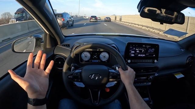 2022 Hyundai Kona N POV DRIVE смотреть онлайн