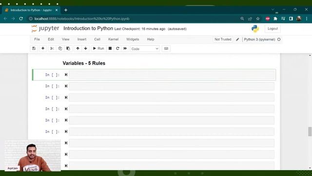 Data Science|Practical Implementation of Python on Notebook| Arpit Jain | Upskill with GeeksforGeek смотреть онлайн